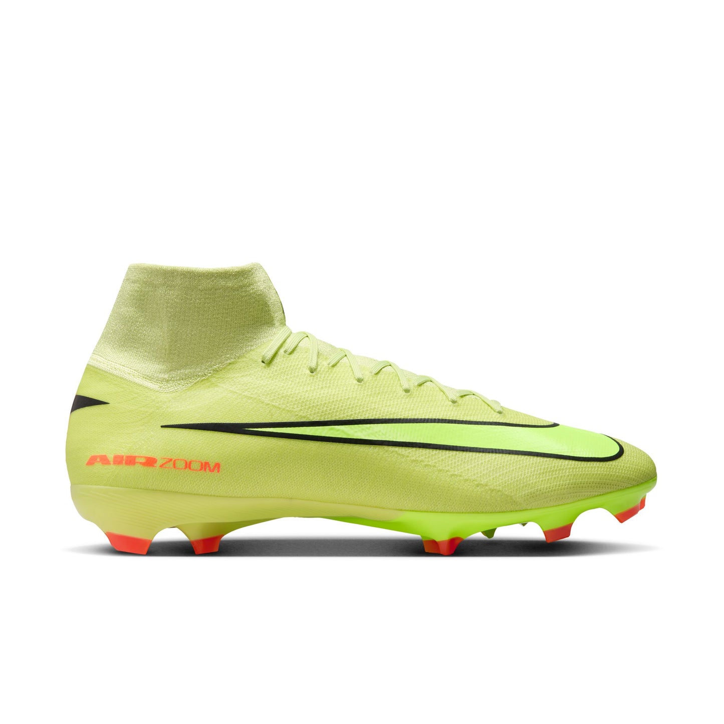 Nike Zoom Superfly 10 Pro FG Firm Ground Soccer Cleats - LimeLight/ Volt Hyper Crimson
