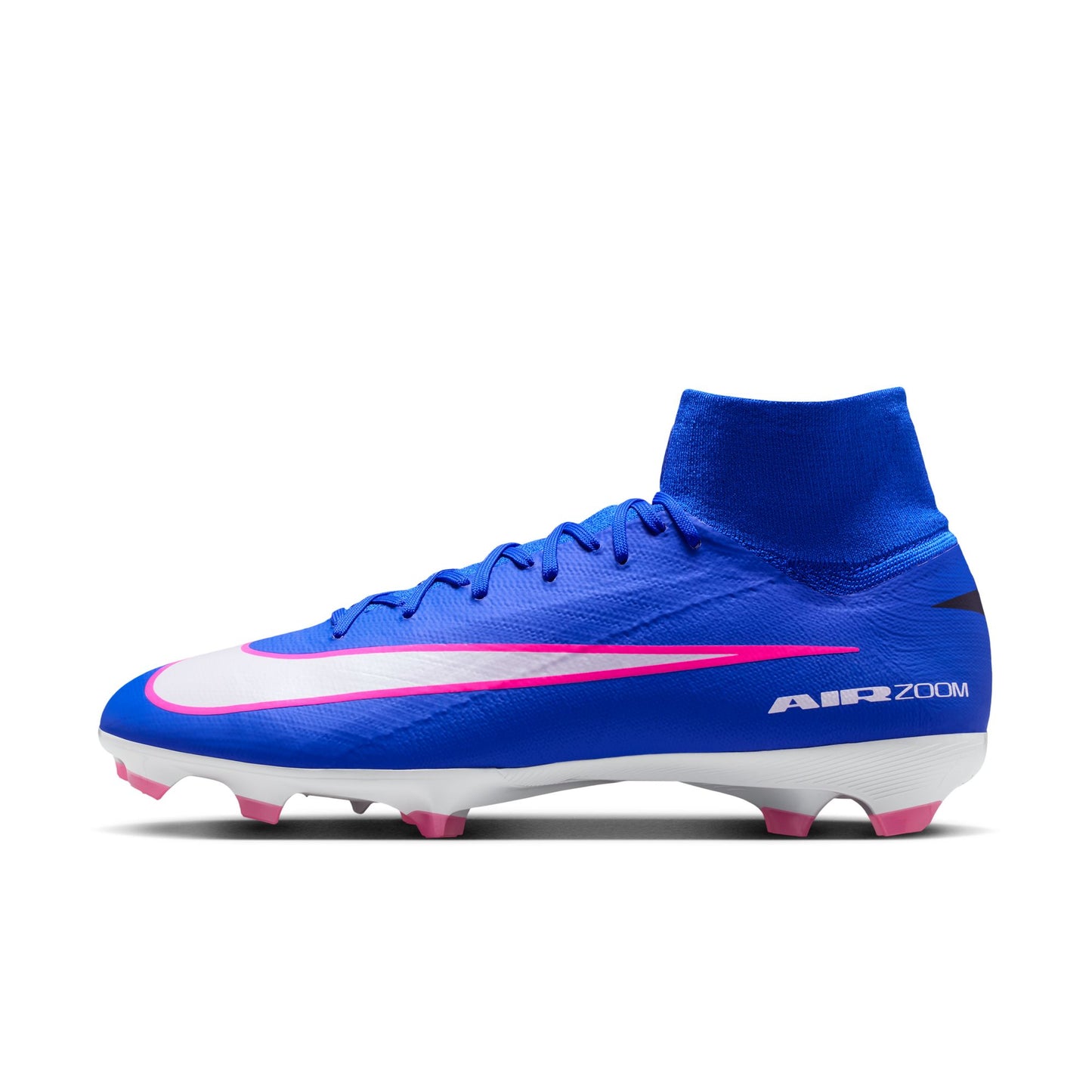 Nike Zoom Superfly 10 Pro FG Firm Ground Soccer Cleats - Racer Blue/White
