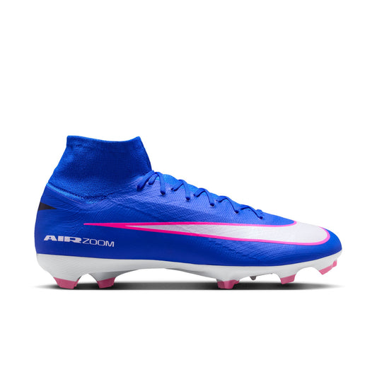 Nike Zoom Superfly 10 Pro FG Firm Ground Soccer Cleats - Racer Blue/White