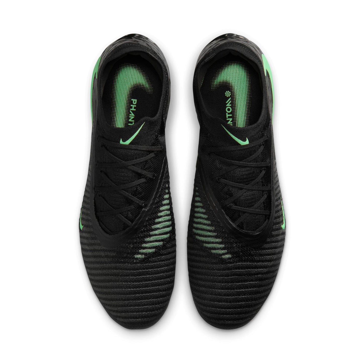 Nike Phantom 6 Low Elite FG Firm Ground Soccer Cleat - Black/ Illusion Green
