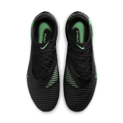 Nike Phantom 6 Low Elite FG Firm Ground Soccer Cleat - Black/ Illusion Green