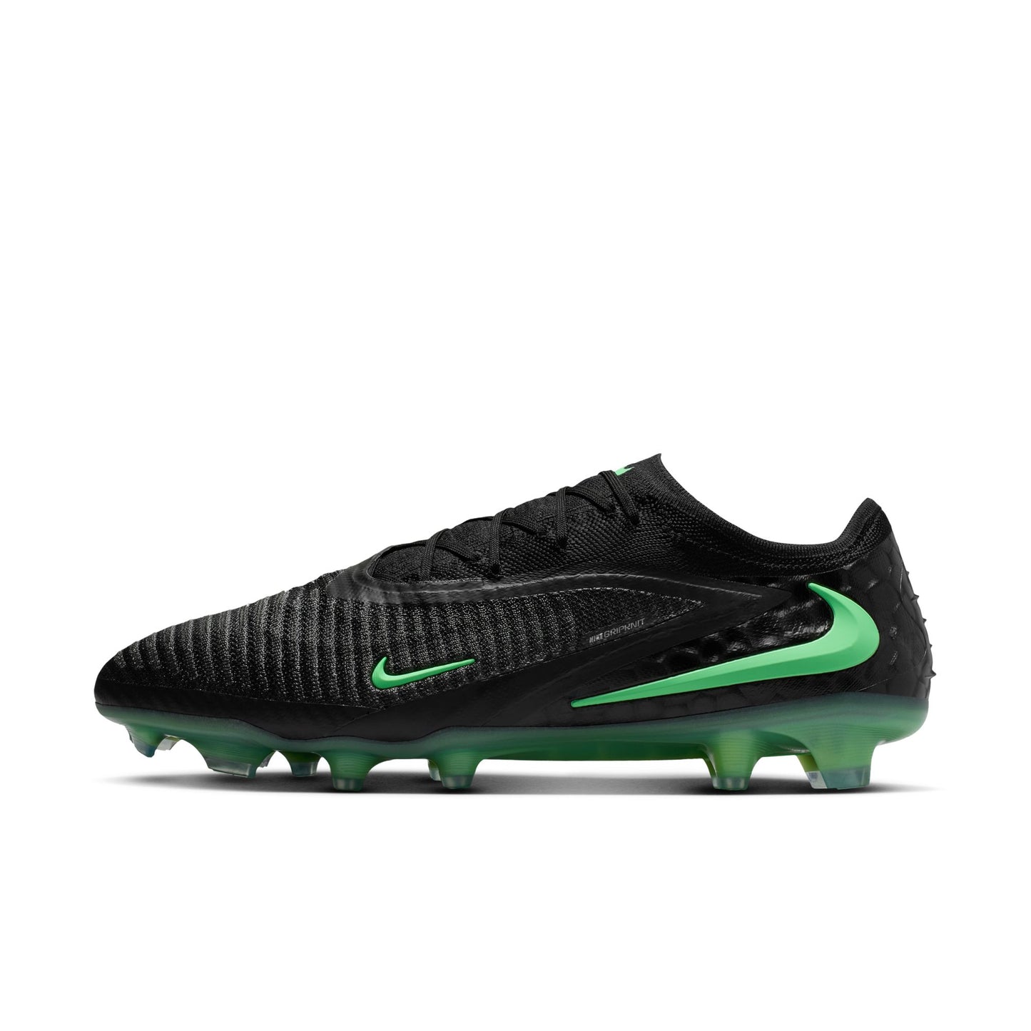 Nike Phantom 6 Low Elite FG Firm Ground Soccer Cleat - Black/ Illusion Green