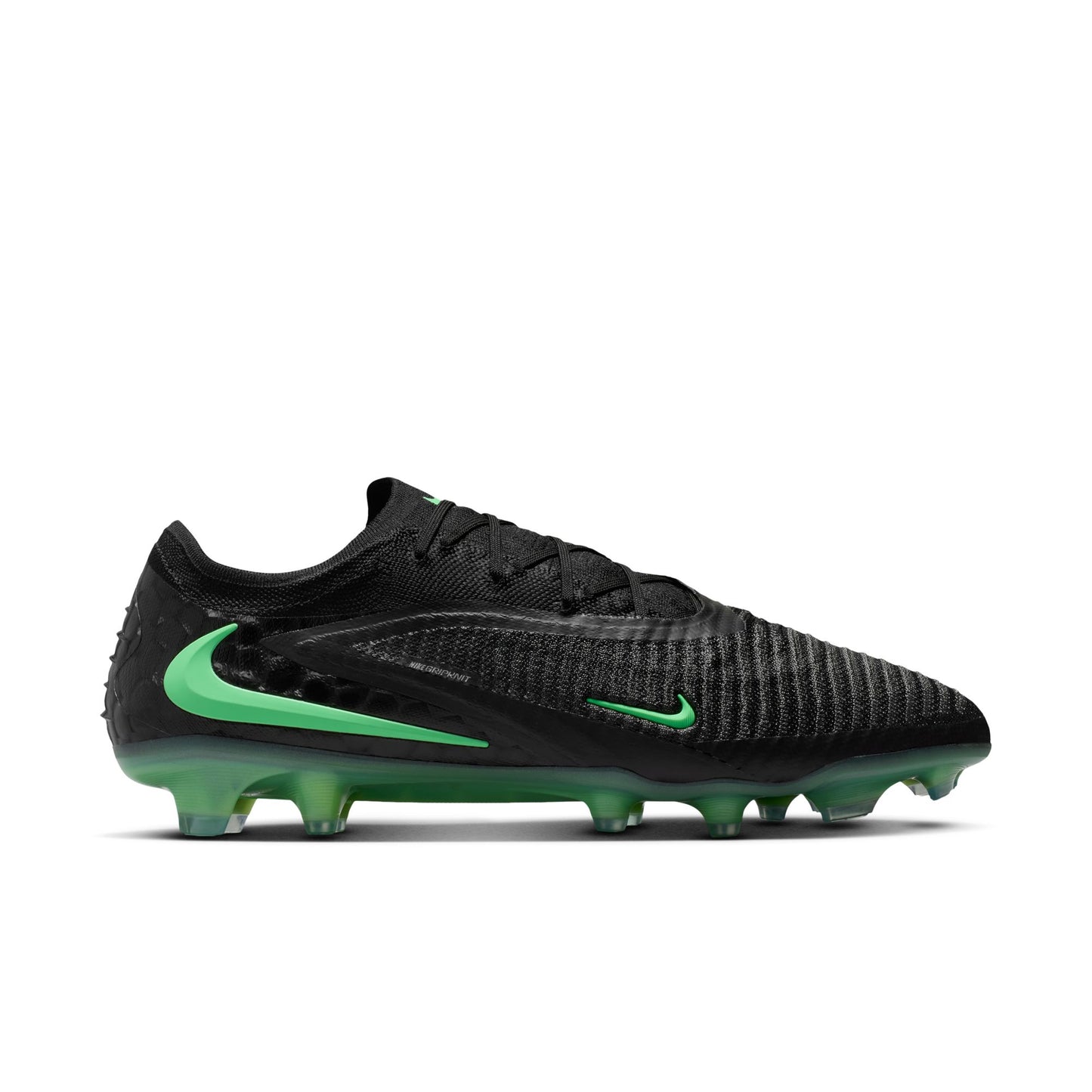 Nike Phantom 6 Low Elite FG Firm Ground Soccer Cleat - Black/ Illusion Green