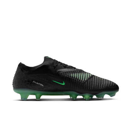 Nike Phantom 6 Low Elite FG Firm Ground Soccer Cleat - Black/ Illusion Green