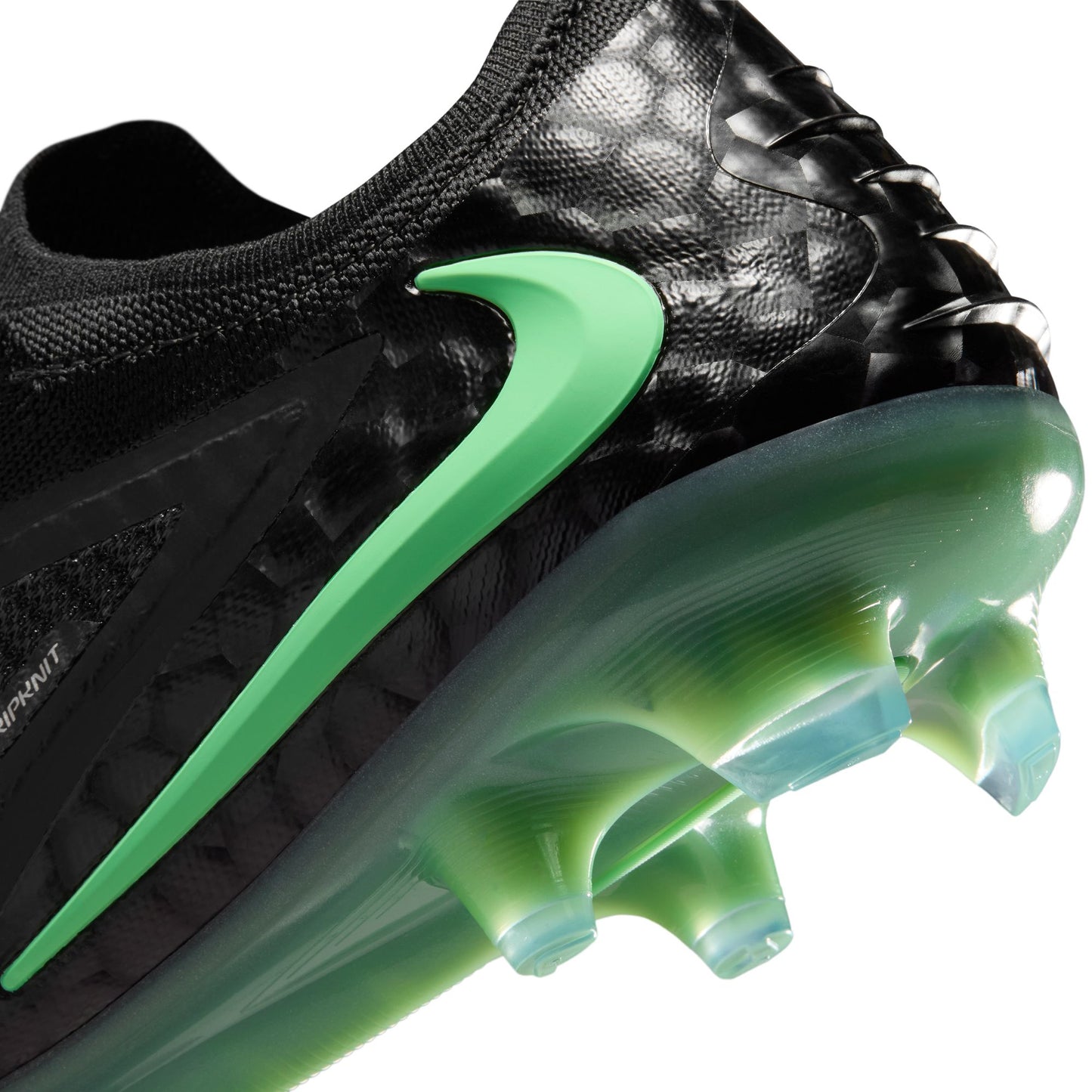 Nike Phantom 6 Low Elite FG Firm Ground Soccer Cleat - Black/ Illusion Green