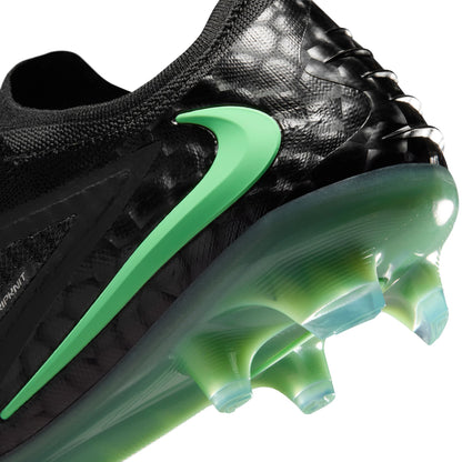 Nike Phantom 6 Low Elite FG Firm Ground Soccer Cleat - Black/ Illusion Green