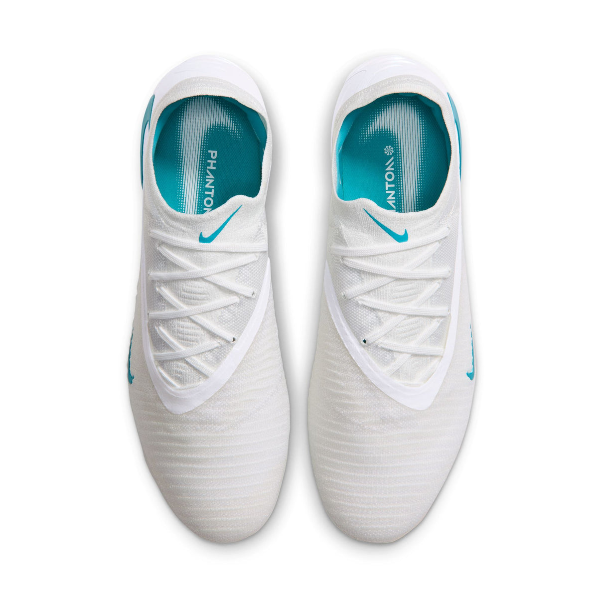 Nike Phantom 6 Low Elite FG Firm Ground Soccer Shoes - White/ Dusty Cactus/ White