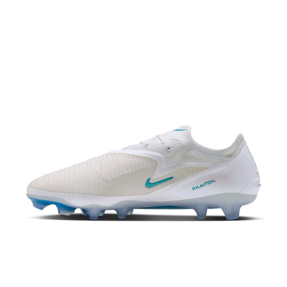 Nike Phantom 6 Low Elite FG Firm Ground Soccer Shoes - White/ Dusty Cactus/ White