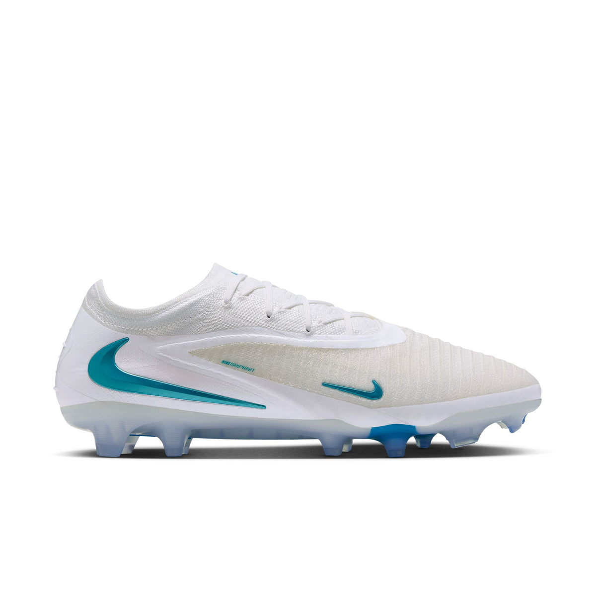 Nike Phantom 6 Low Elite FG Firm Ground Soccer Shoes - White/ Dusty Cactus/ White
