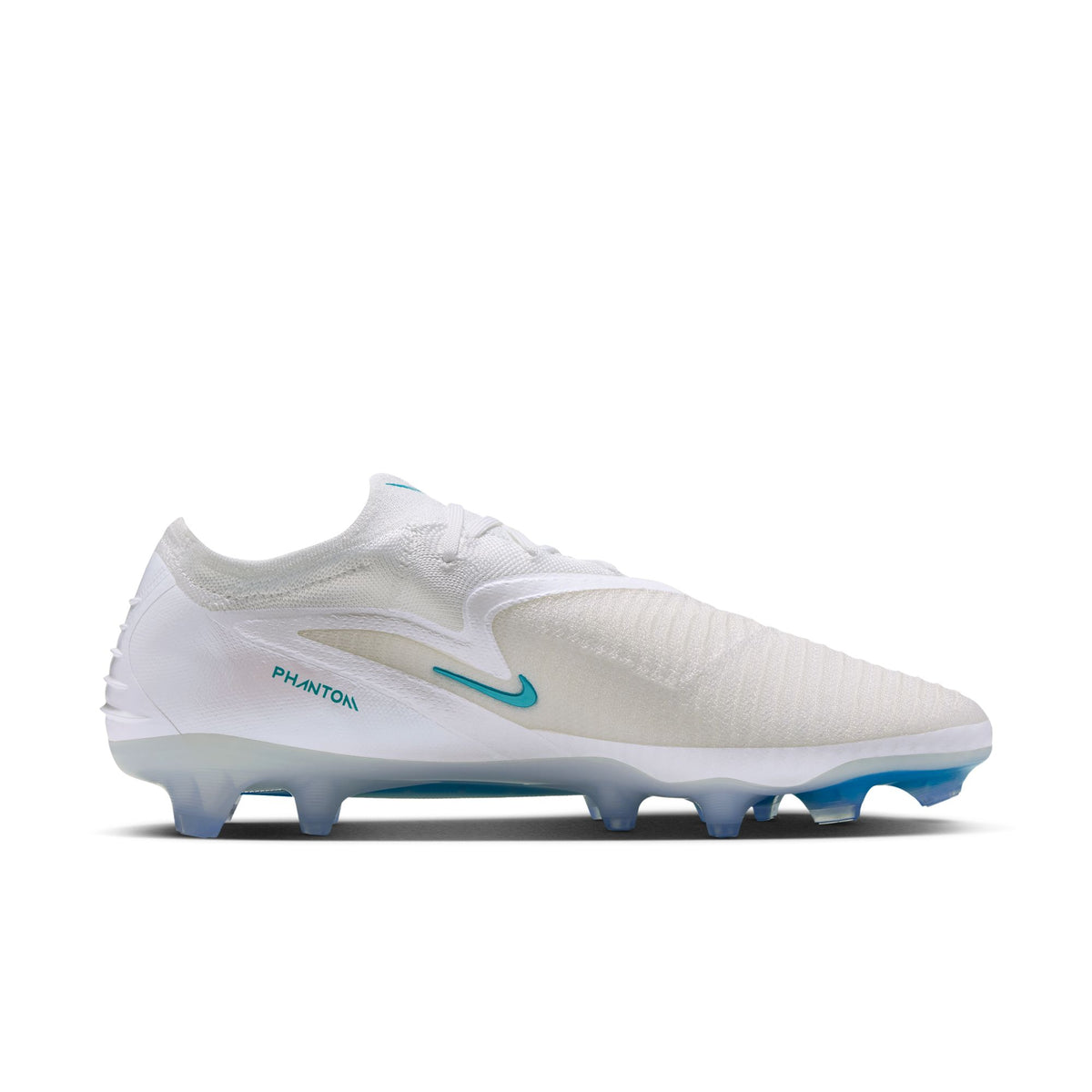 Nike Phantom 6 Low Elite FG Firm Ground Soccer Shoes - White/ Dusty Cactus/ White