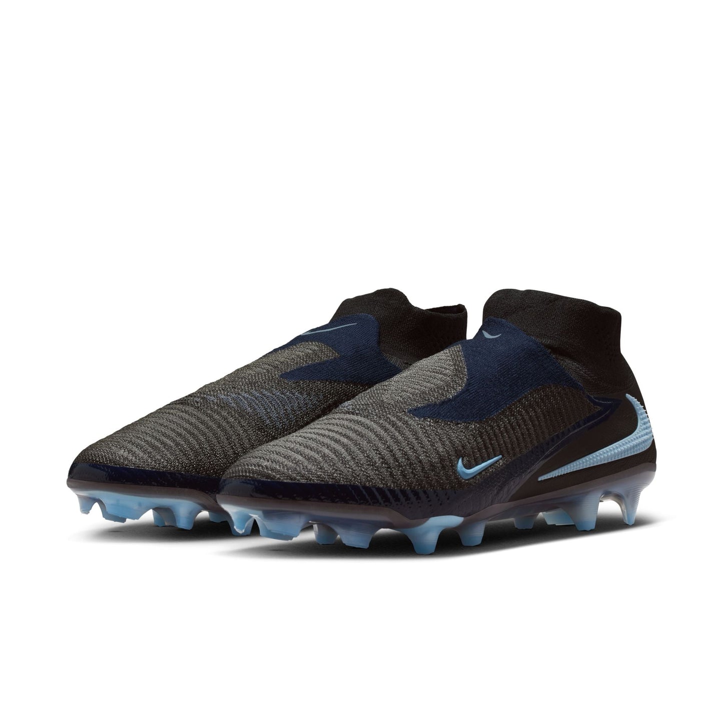Nike Phantom 6 High Elite FG Firm Ground Soccer Cleats -Black/Black