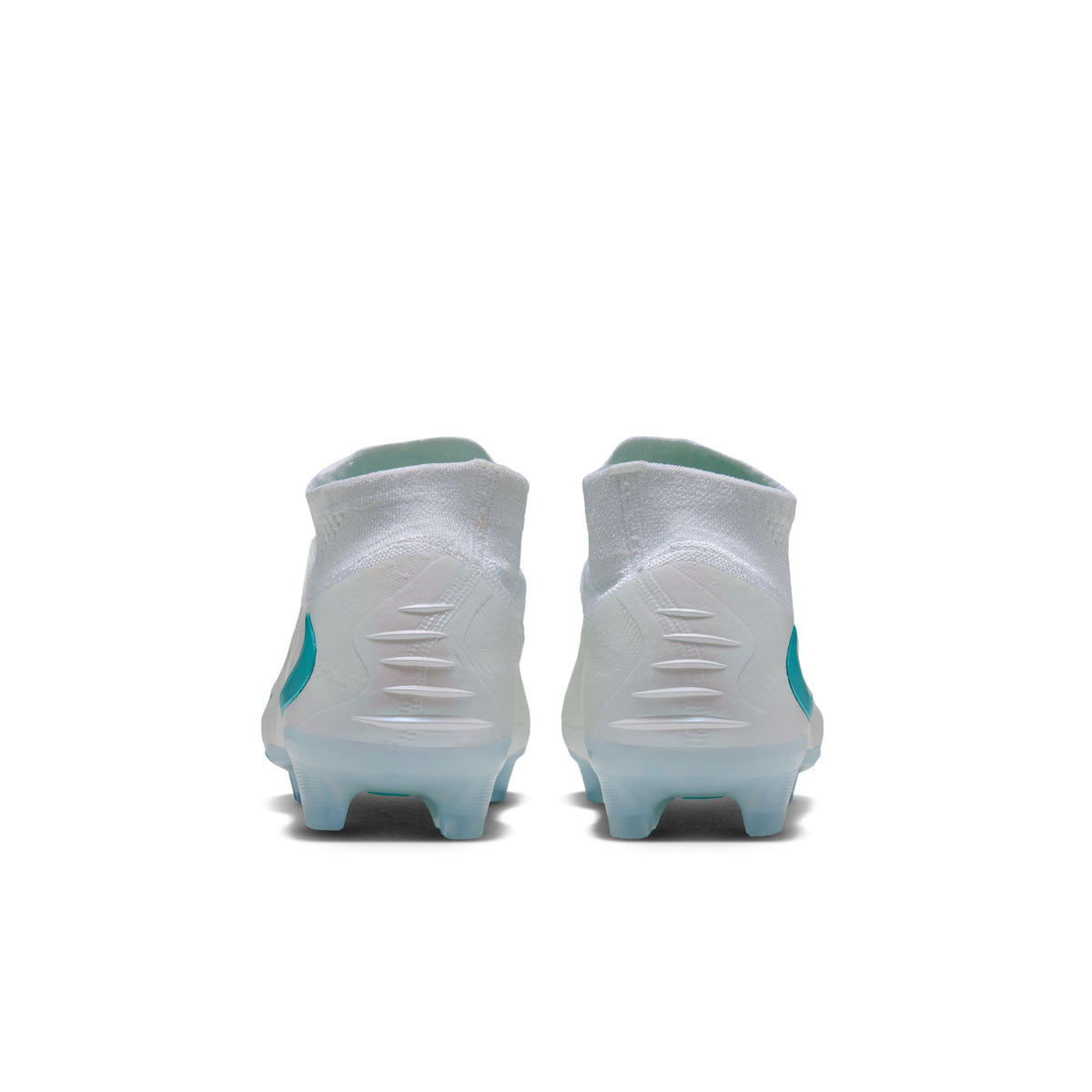 Nike United Phantom 6 High Elite FG Firm Ground Soccer Cleats - White/ Dusty Cactus/ White