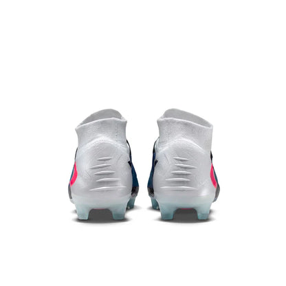 Nike Phantom 6 High Elite FG Firm Ground Soccer Cleat- Racer Blue/Pink Blast-White