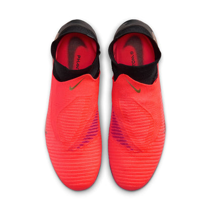 Nike Phantom 6 High Elite FG Firm Ground Soccer Cleats - Bright Crimson/ Blur Black