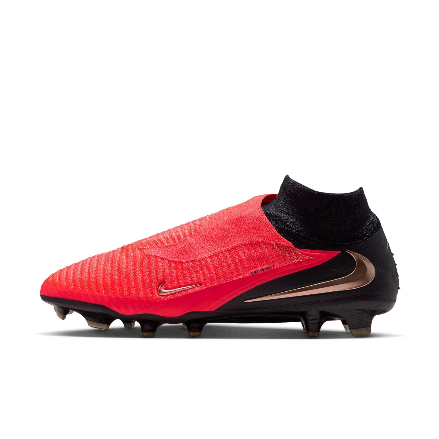 Nike Phantom 6 High Elite FG Firm Ground Soccer Cleats - Bright Crimson/ Blur Black