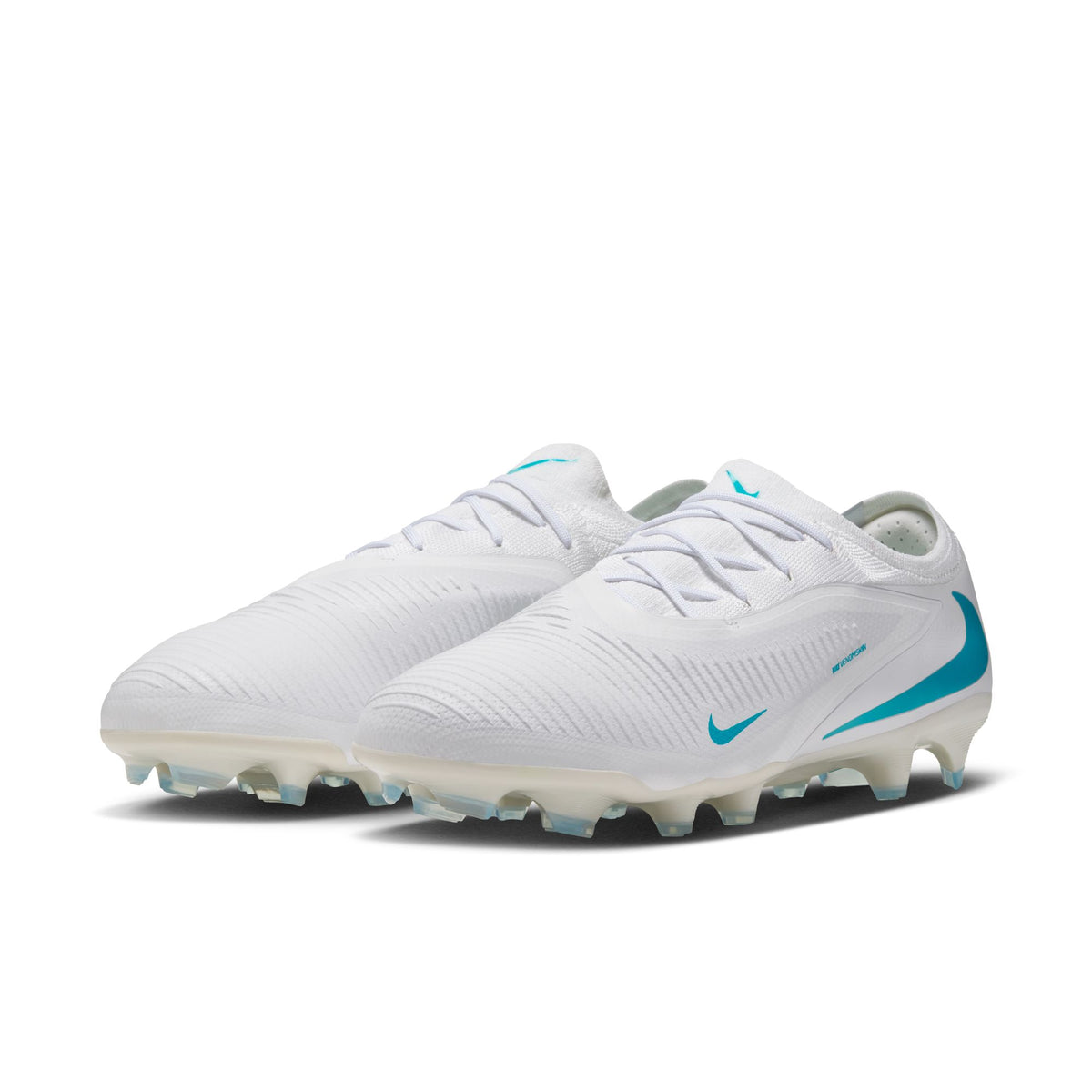 Nike Phantom 6 Low Pro FG Firm Ground Soccer Cleat - White/ Dusty Cactus/ White