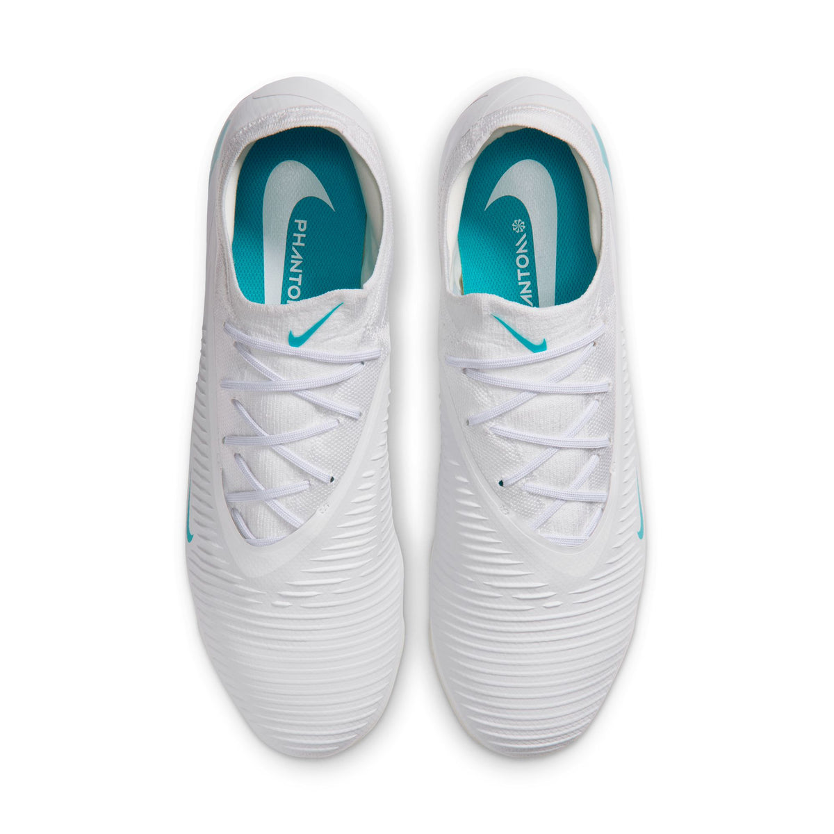 Nike Phantom 6 Low Pro FG Firm Ground Soccer Cleat - White/ Dusty Cactus/ White