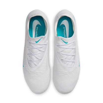 Nike Phantom 6 Low Pro FG Firm Ground Soccer Cleat - White/ Dusty Cactus/ White