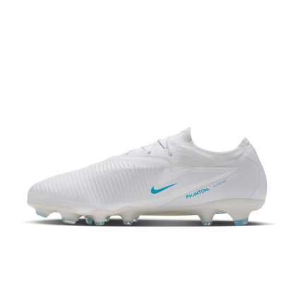 Nike Phantom 6 Low Pro FG Firm Ground Soccer Cleat - White/ Dusty Cactus/ White