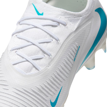 Nike Phantom 6 Low Pro FG Firm Ground Soccer Cleat - White/ Dusty Cactus/ White