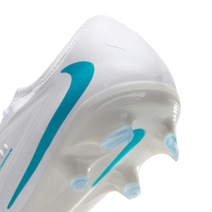 Nike Phantom 6 Low Pro FG Firm Ground Soccer Cleat - White/ Dusty Cactus/ White