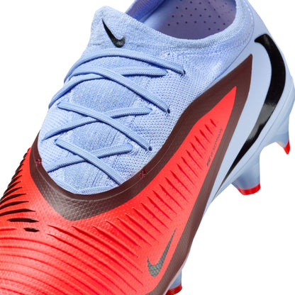 Nike Phantom 6 Low Pro FG Firm-Ground Soccer Cleats -Royal Tint/Bright Crimson