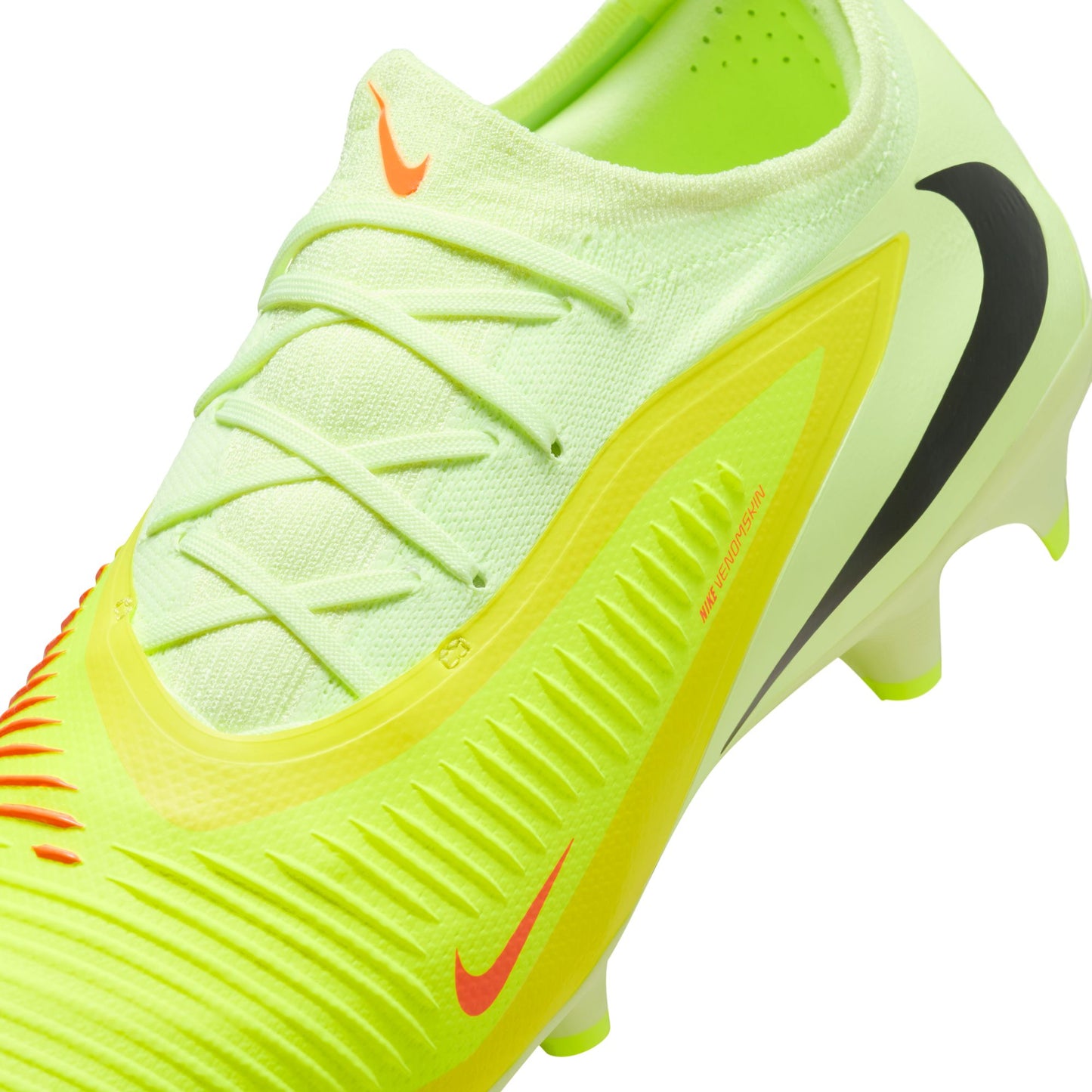Nike Phantom 6 Low Pro FG Firm Ground Soccer Cleat- Hyper Crimson/Black-Limelight