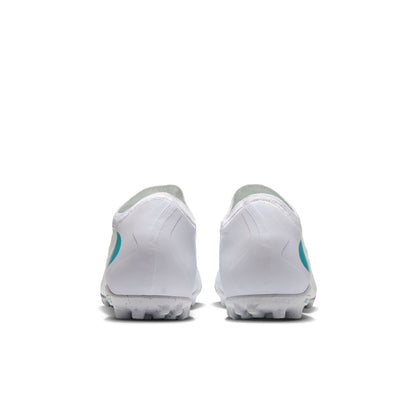Nike React Phantom 6 Low Pro TF Turf Soccer Shoes - White/ Dusty Cactus/ White