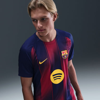 Men's FC Barcelona 2025/26 Stadium Home Replica