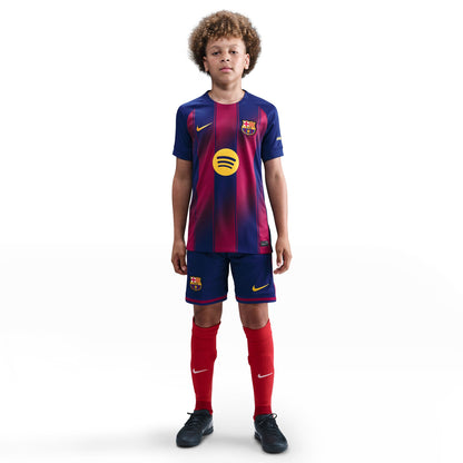 Youth Nike Replica Barcelona Home Jersey 2025/2026