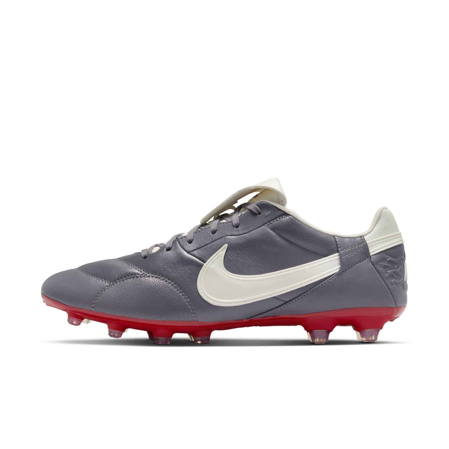 Nike Premier III FG Firm Ground Soccer Cleat -  LT Graphite/ MTLC Summit White/ Varsity Red