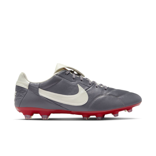 Nike Premier III FG Firm Ground Soccer Cleat -  LT Graphite/ MTLC Summit White/ Varsity Red
