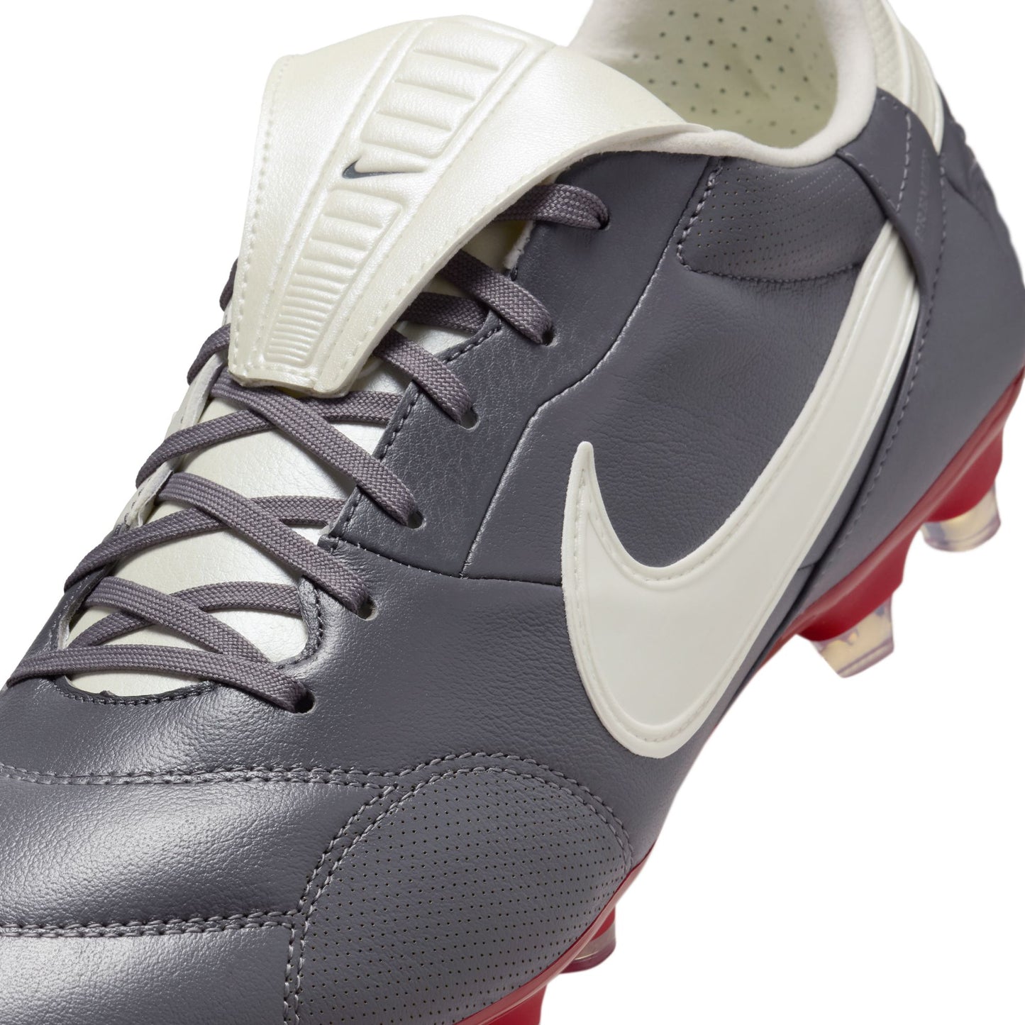 Nike Premier III FG Firm Ground Soccer Cleat -  LT Graphite/ MTLC Summit White/ Varsity Red