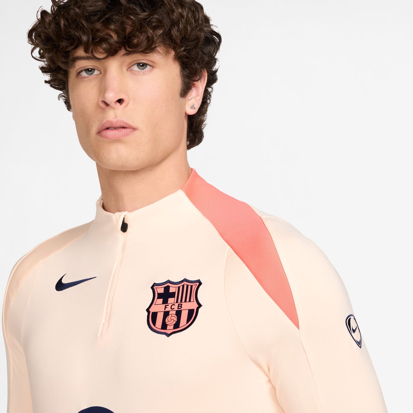 Men's Nike FC Barcelona Dri-FIT Strike Drill Top K 3R