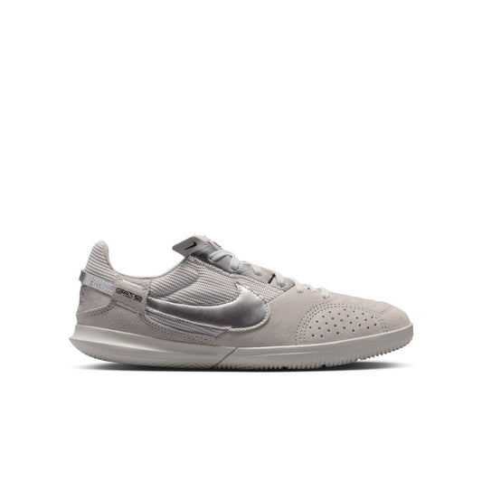 Nike Junior StreetGato IC Indoor Soccer Shoes- Lt Smoke Grey/Metallic Silver