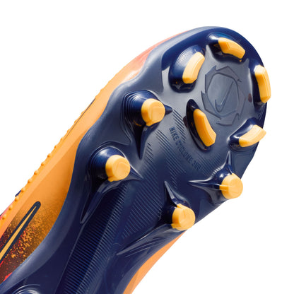 Nike Junior Phantom 360 Academy EH FG/MG Firm Ground/Multi Ground Soccer Cleats- Laser Orange/ Lemon Venom/Blue Void