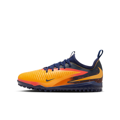 Nike Junior Phantom 360 Academy EH TF Turf Soccer Shoes- Laser Orange/ Lemon Venom/Blue Void