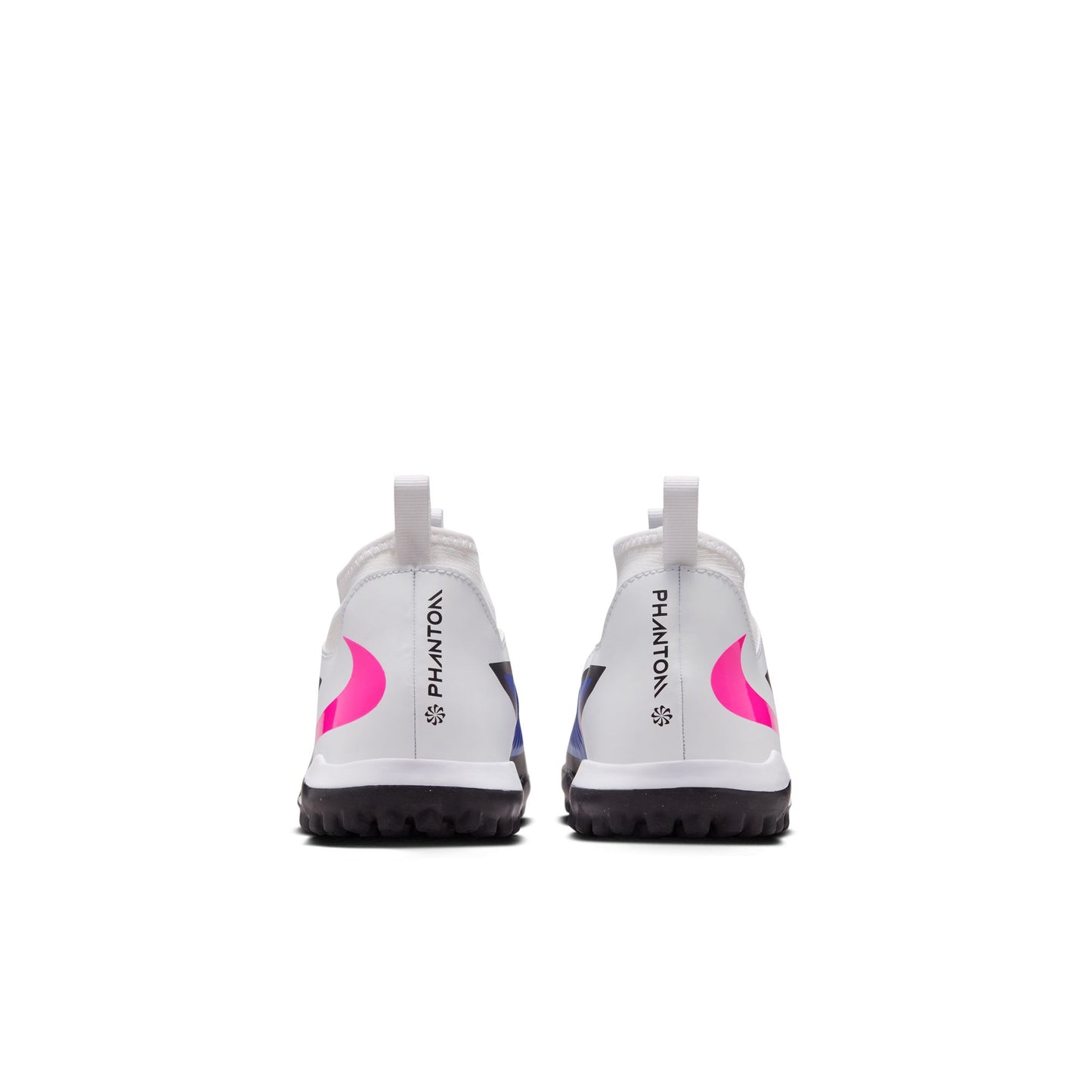 Nike Junior Phantom 6 High Academy TF Turf Soccer Cleats - Racer Blue/ Pink Blast
