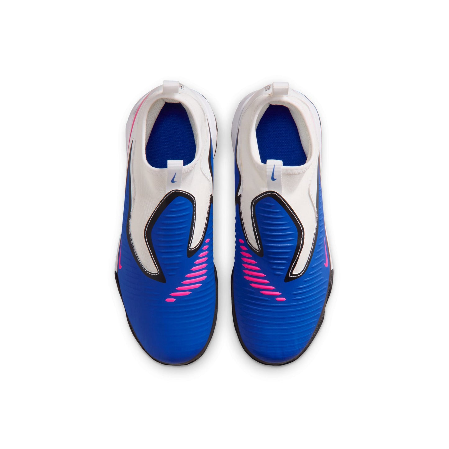 Nike Junior Phantom 6 High Academy TF Turf Soccer Cleats - Racer Blue/ Pink Blast