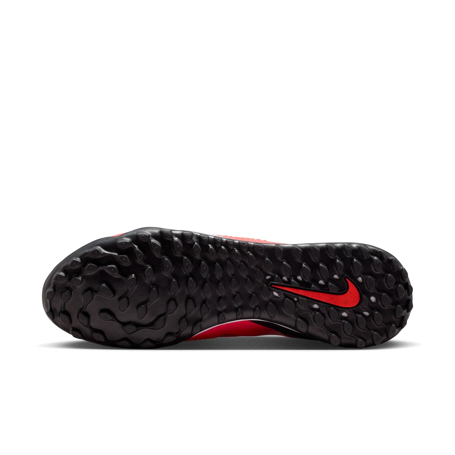 Nike Phantom 6 High Academy TF Turf Soccer Shoes - Bright Crimson/ Blue Black