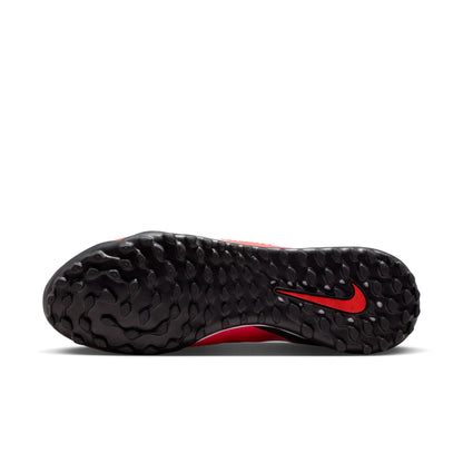 Nike Phantom 6 High Academy TF Turf Soccer Shoes - Bright Crimson/ Blue Black