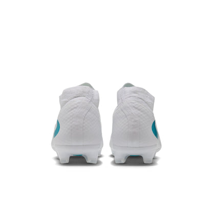 Nike Phantom 6 High Academy FG Firm Ground Soccer Shoes - White/ Dusty Cactus/ White