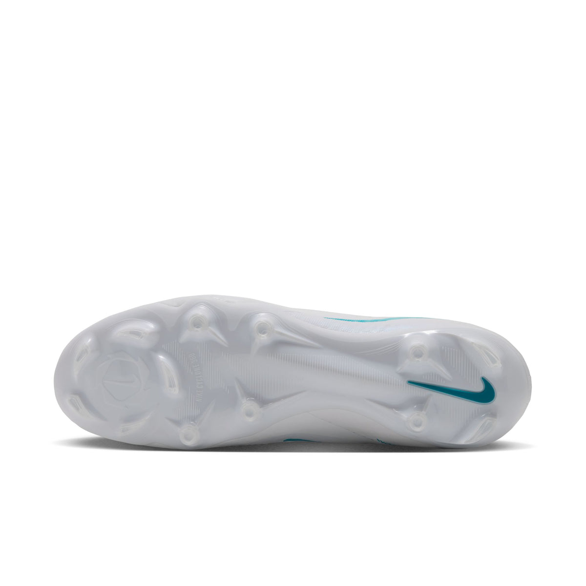 Nike Phantom 6 High Academy FG Firm Ground Soccer Shoes - White/ Dusty Cactus/ White