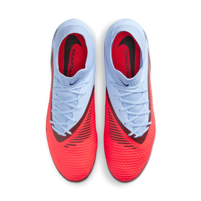 Nike Phantom 6 360 High Academy DF FG Firm Ground Soccer Cleats - Royal Tint/ Bright Crimson