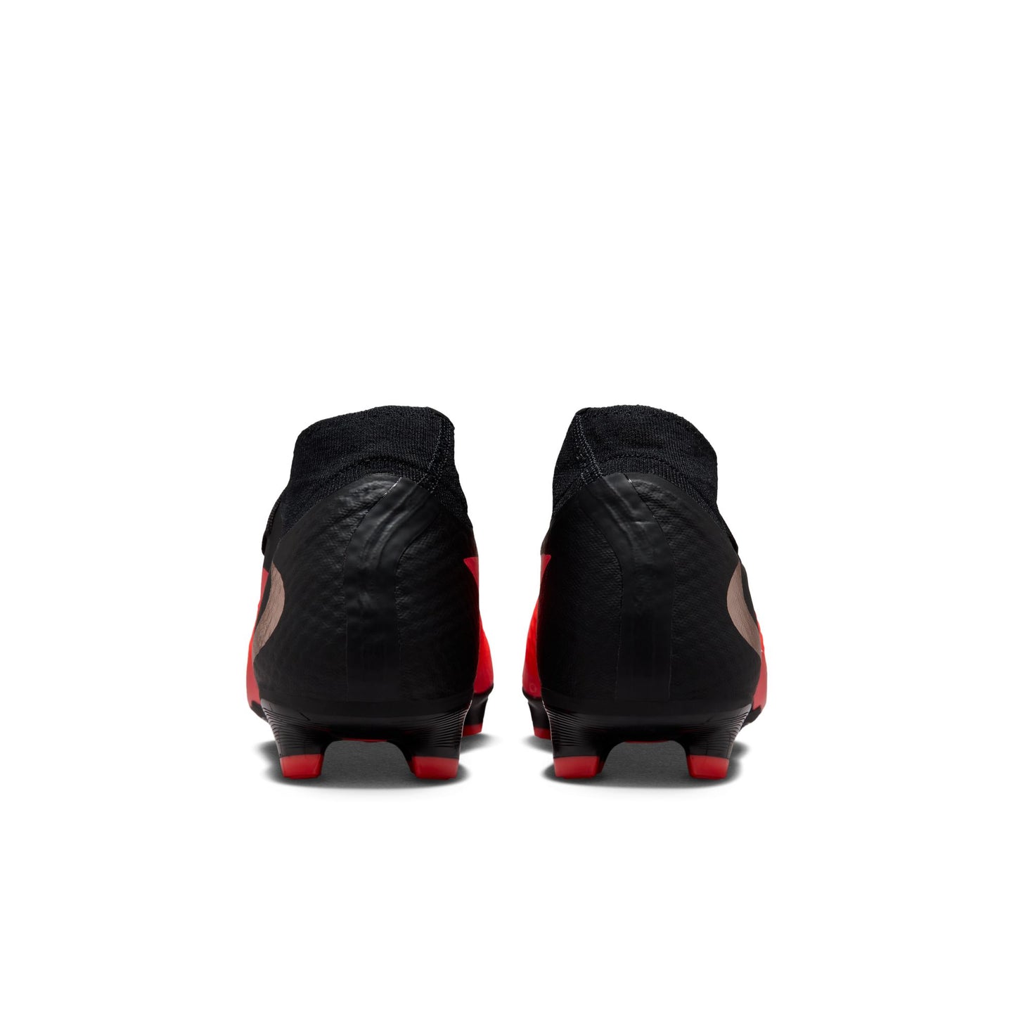 Nike Phantom 6 High Academy FG Firm Ground Soccer Cleats- Bright Crimson/ Blue Black