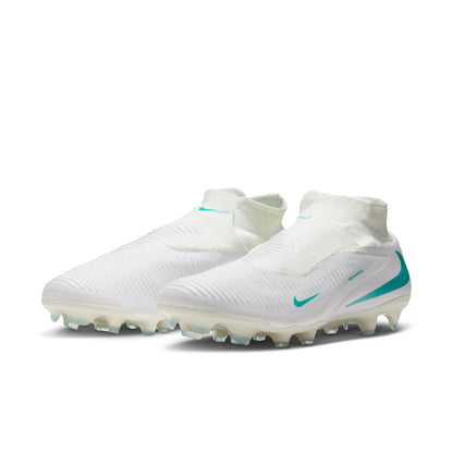 Nike Phantom 6 High Pro FG Firm Ground Soccer Cleat - White/ Dusty Cactus/ White