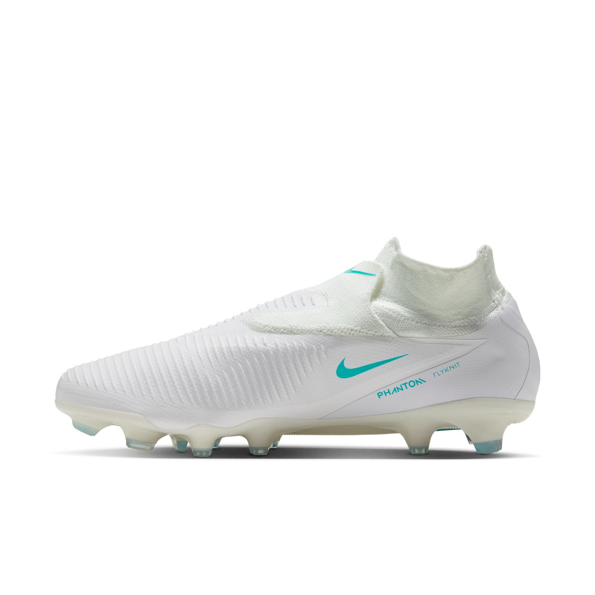 Nike Phantom 6 High Pro FG Firm Ground Soccer Cleat - White/ Dusty Cactus/ White