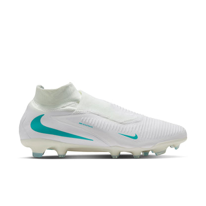 Nike Phantom 6 High Pro FG Firm Ground Soccer Cleat - White/ Dusty Cactus/ White