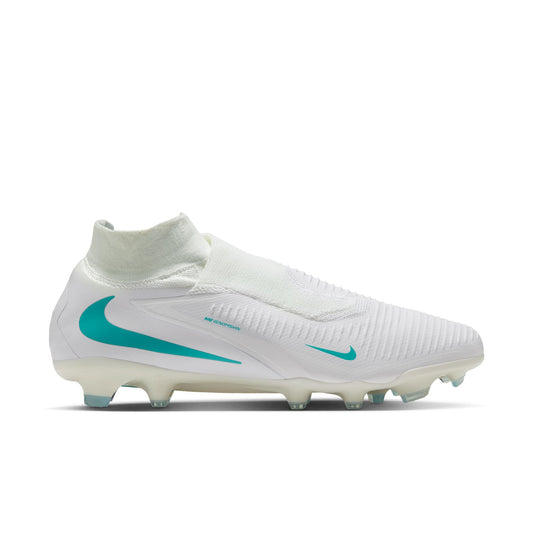 Nike Phantom 6 High Pro FG Firm Ground Soccer Cleat - White/ Dusty Cactus/ White