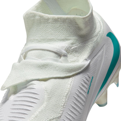 Nike Phantom 6 High Pro FG Firm Ground Soccer Cleat - White/ Dusty Cactus/ White